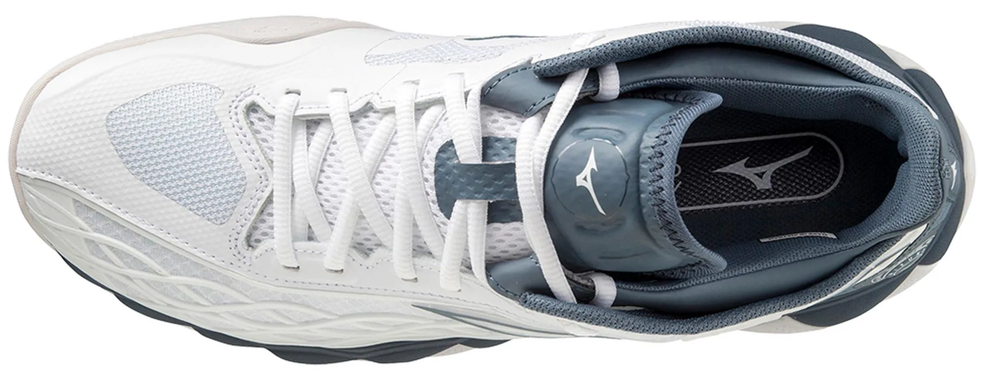 Mizuno Wave Enforce Tour 5 AC Men Court Shoes [White-China Blue] Spin Nova