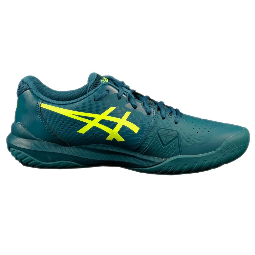 Zip   Up Style Comfortable Design Asics Men's Gel-Challenger 14 - Restful Teal/Safety Yellow