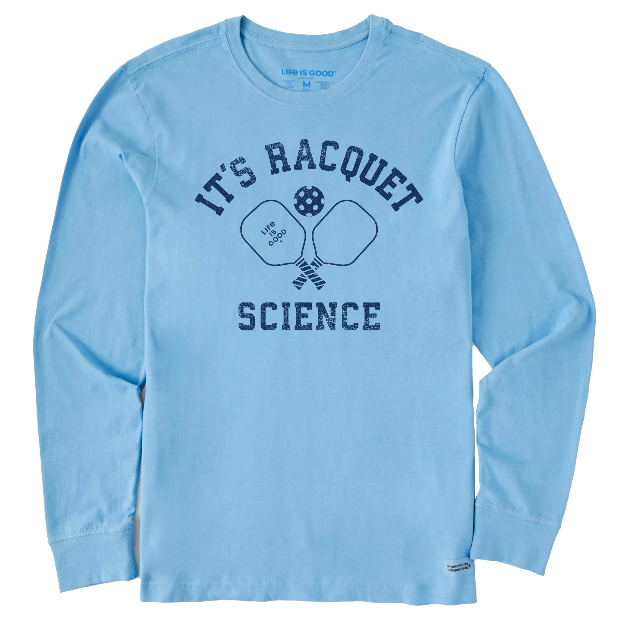 Men's Racquet Science Pickleball Long Sleeve Crusher Tee Timeless Design