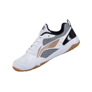 Li Ning Men's Table Tennis Shoes [White/Grey] APTP001-4 Dynamic Movement Energy Return Design