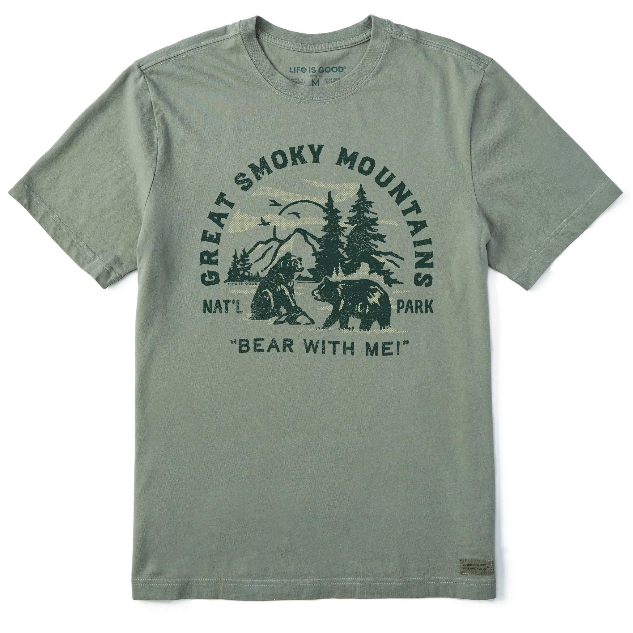 Beach relaxation Men's Great Smoky Bear With Me Short Sleeve Tee