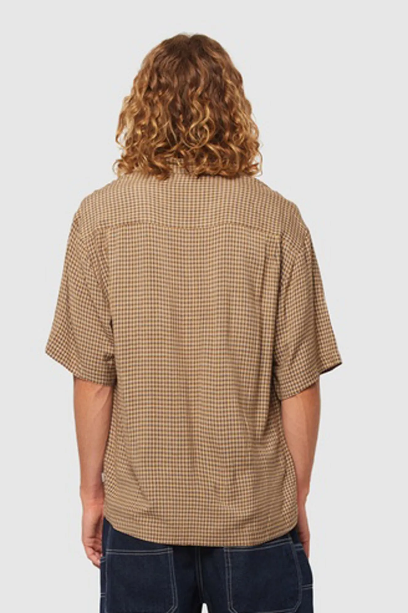 Cozy Fit Design Merbau Check Bowler Biscuit