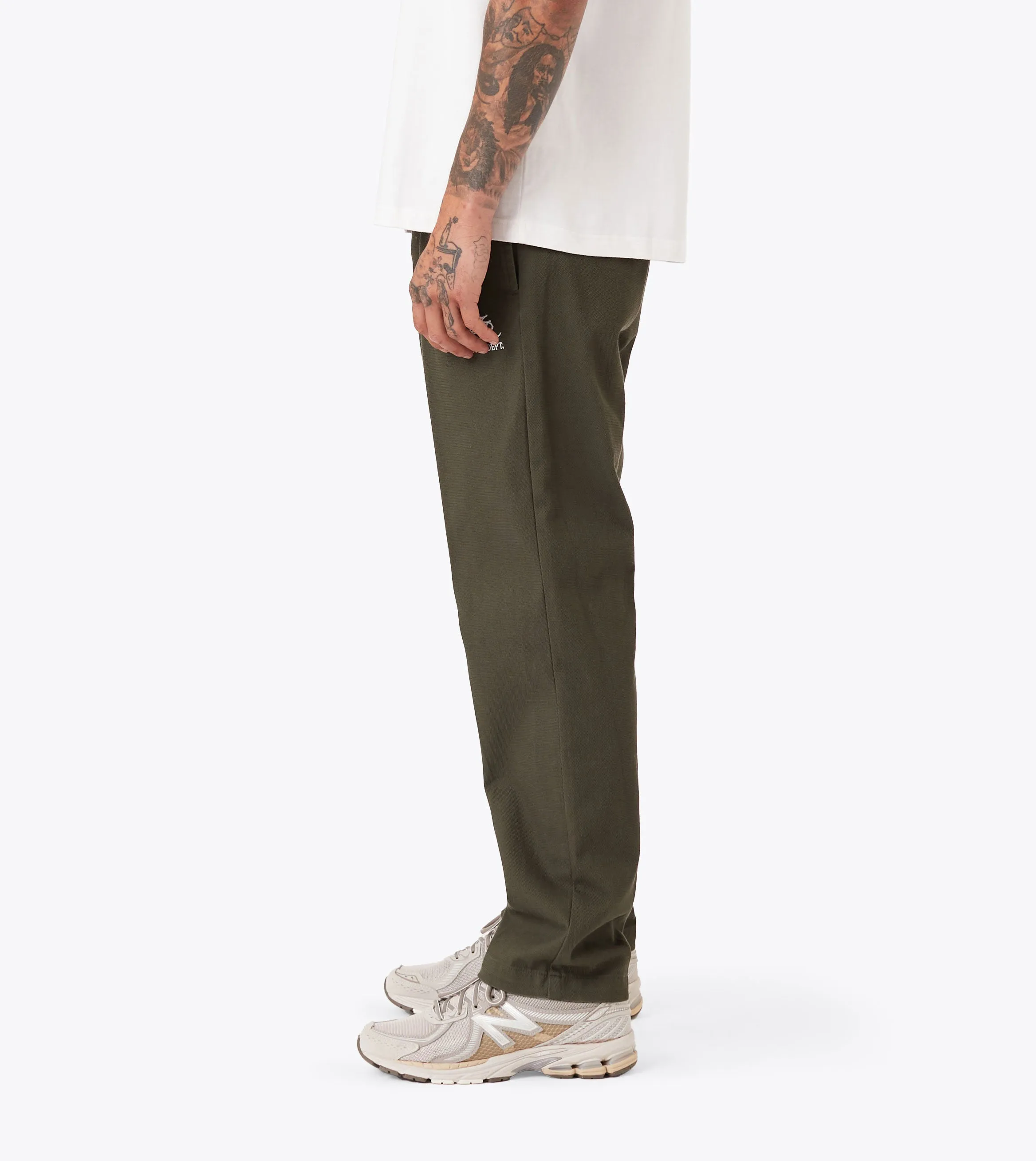 Warm-up Pant Olive Stretch Movement Fashionable Cut