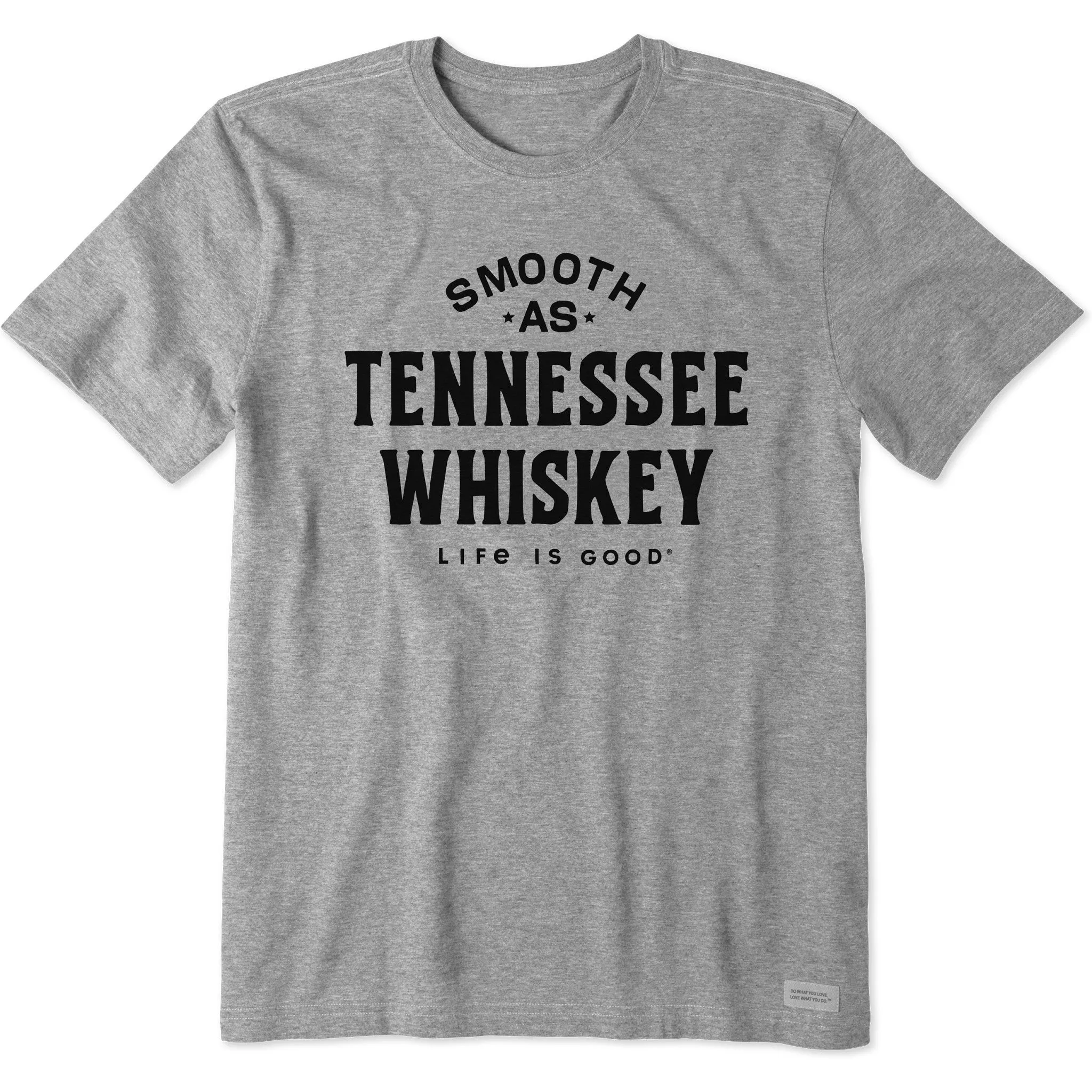Men's Smooth as Tennessee Whiskey Short Sleeve Tee Breathable Stretch Fit Comfy Essentials Wear