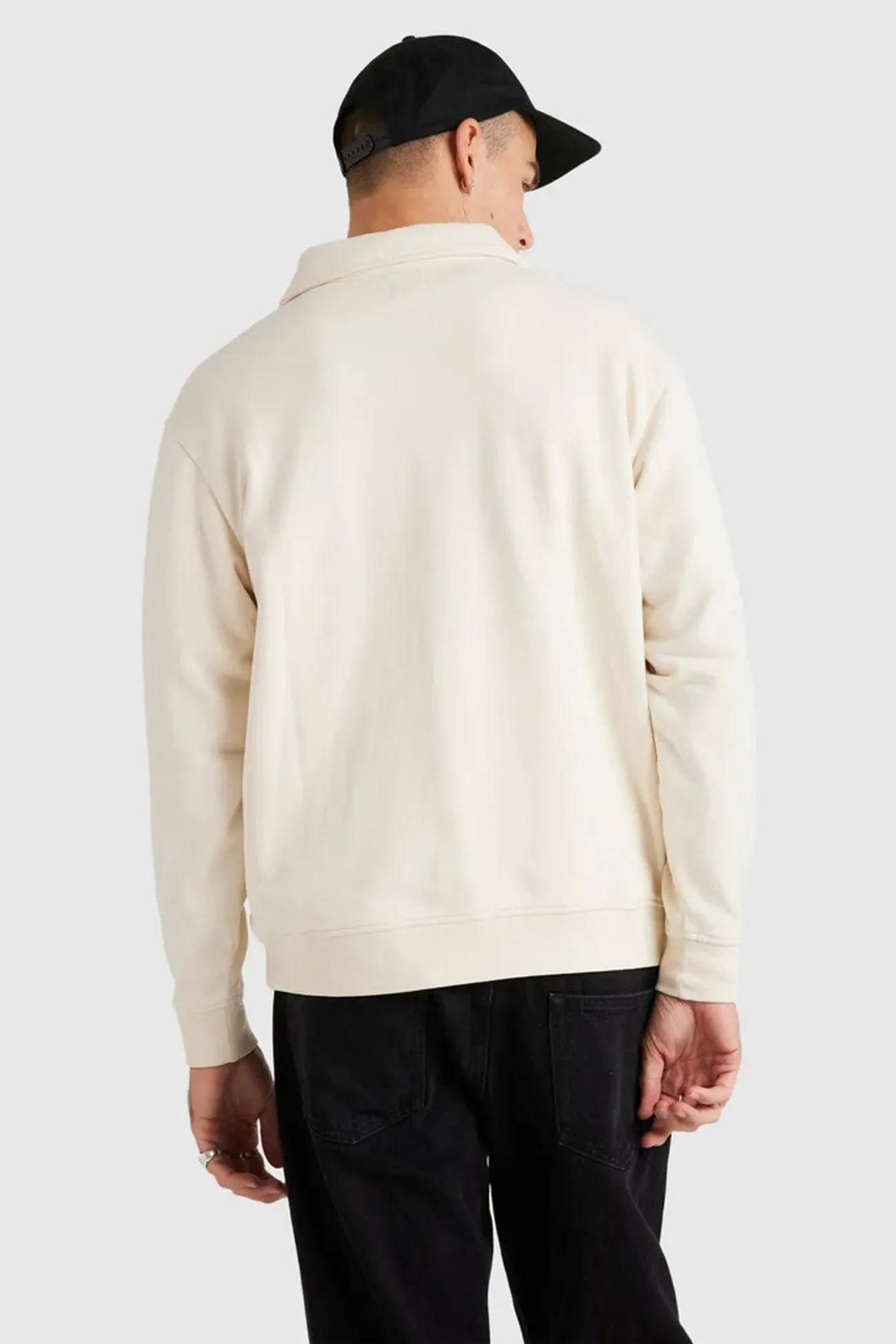 Benj Half Zip Collared Crew Salt Functional Jacket
