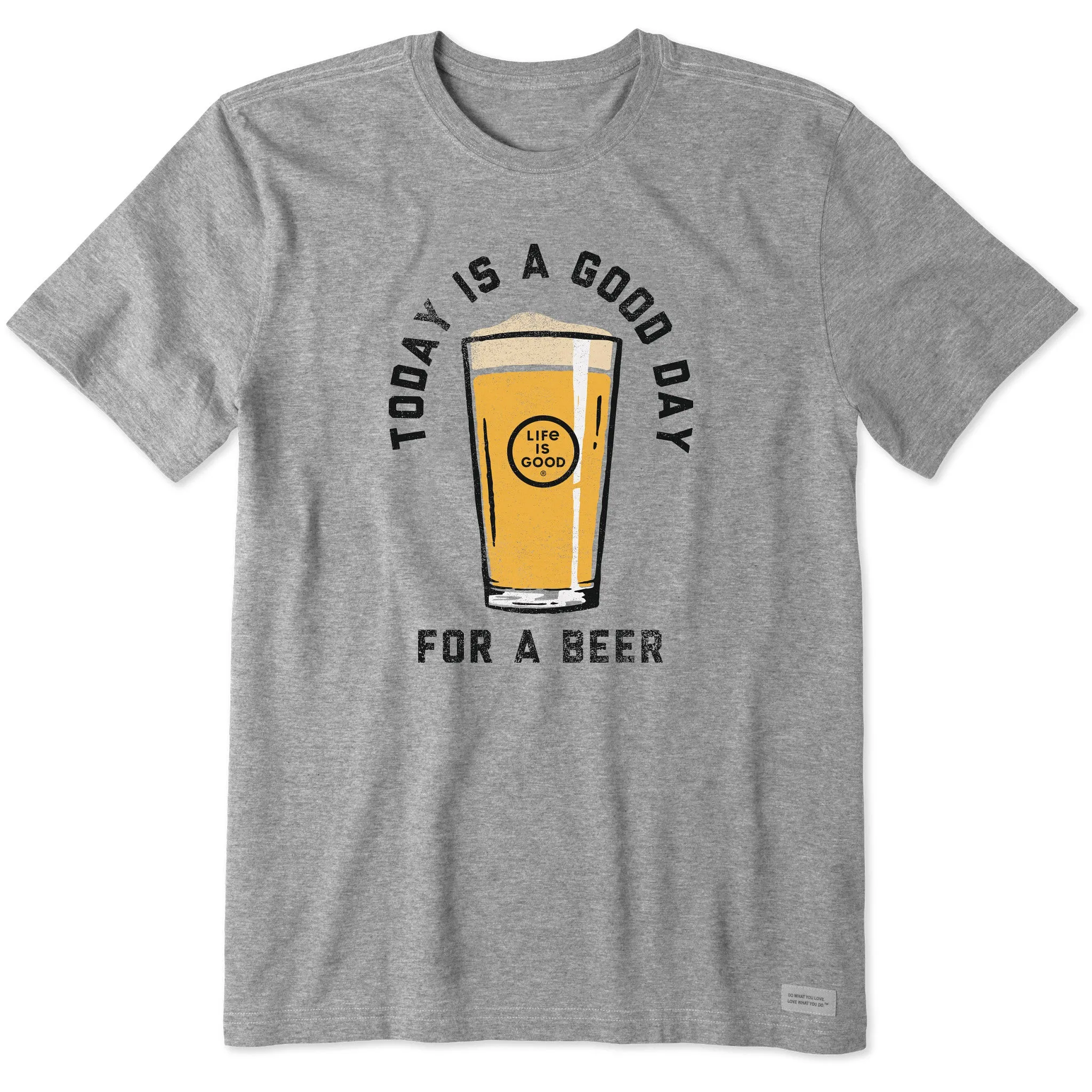 Men's Good Day for a Beer Short Sleeve Tee Essential Layer Comfy Casual