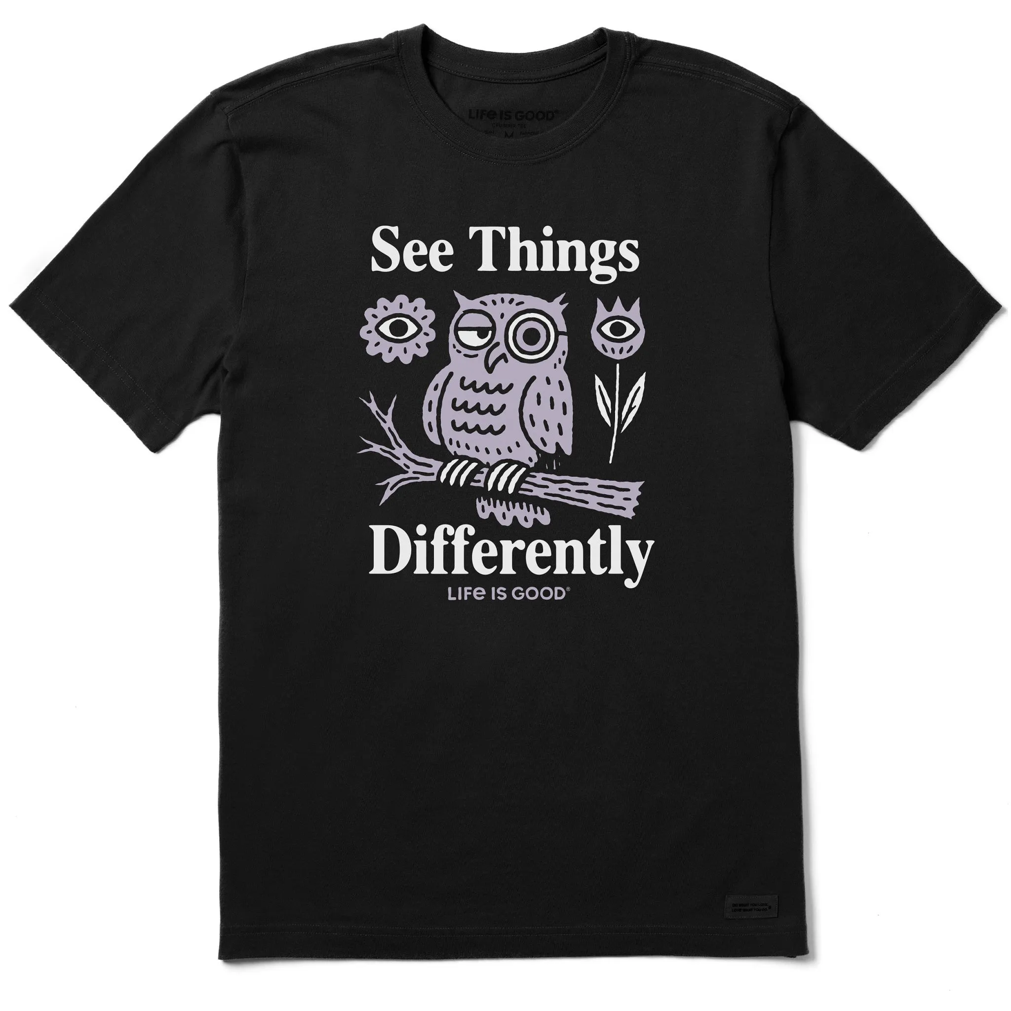 Microfiber texture Men's See Things Differently Short Sleeve Tee