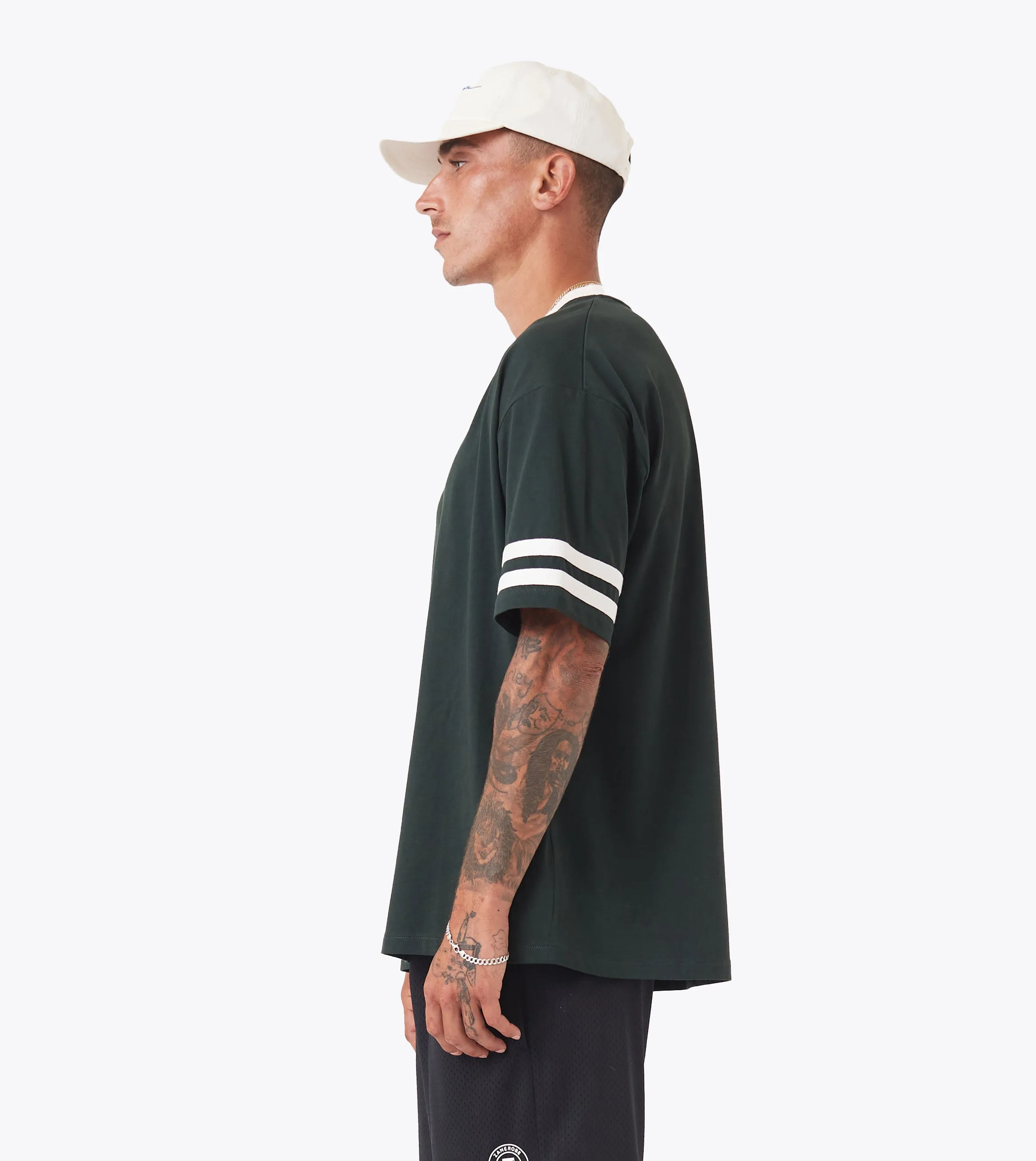 Relaxed Torso Fit QB Lounge Tee Forest