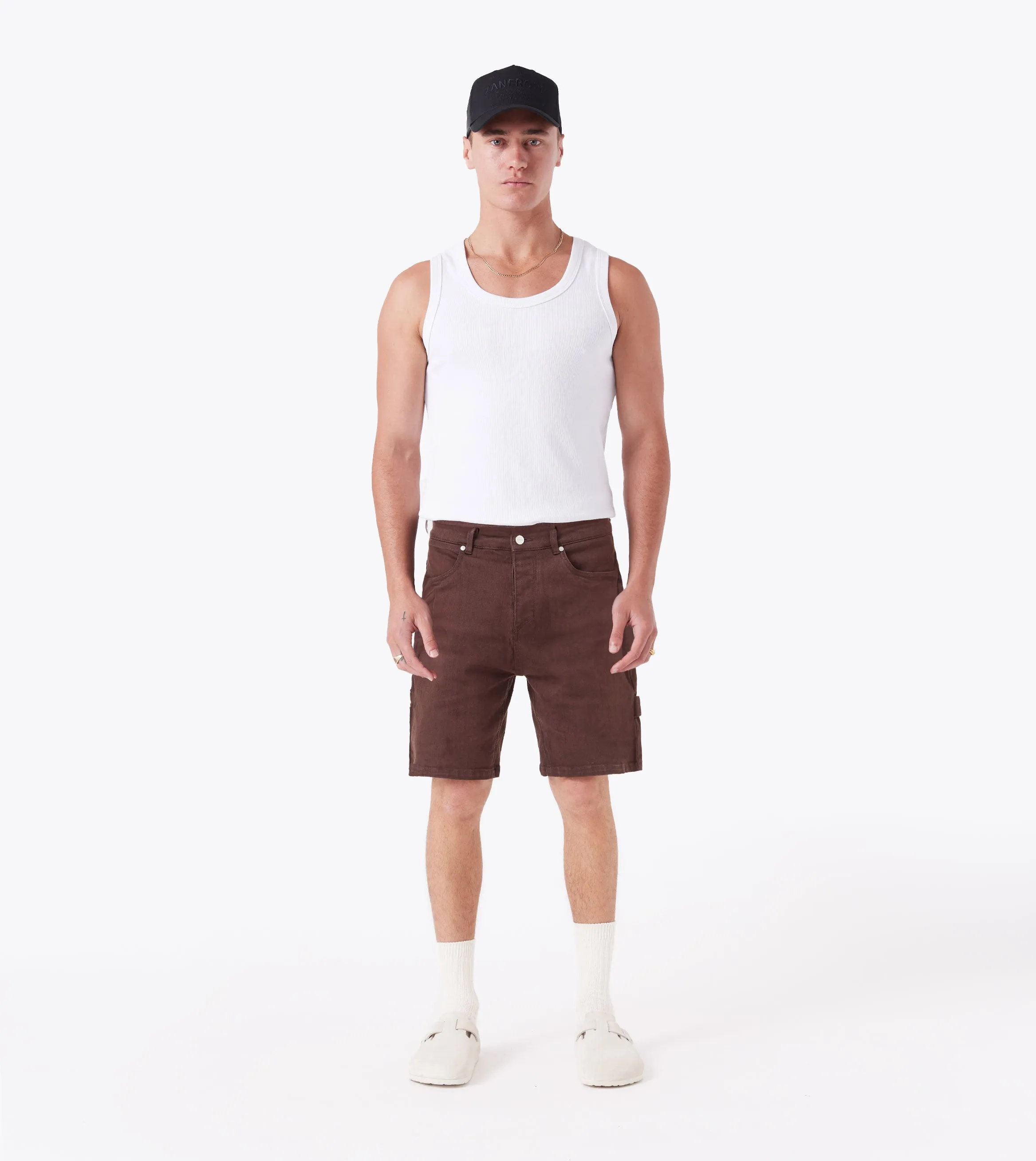 Carpenter Denim Short Dk Choc Chill Breeze Fit