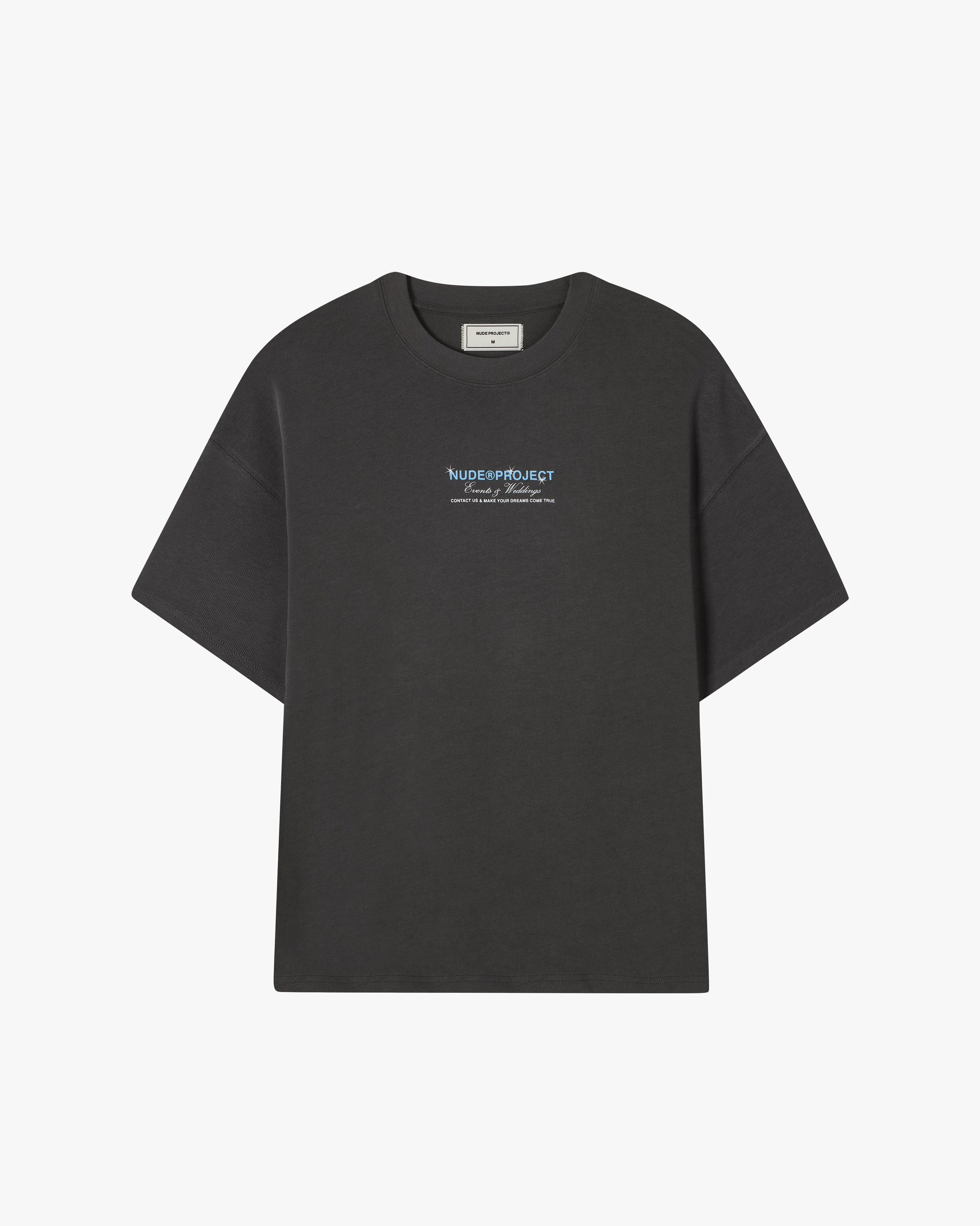 Sculpture Tee Ash Printed uniqueness