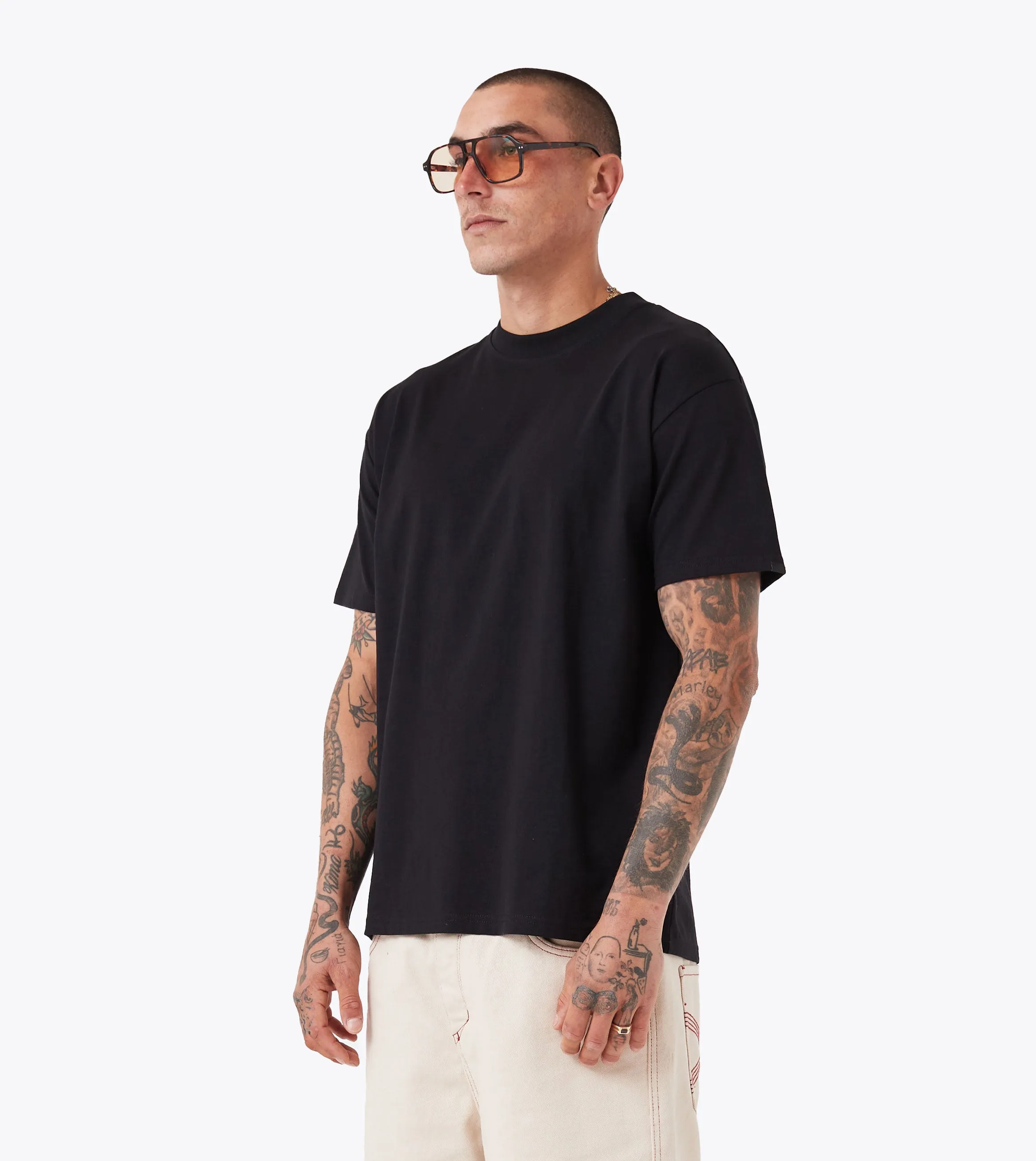 ZR Box Tee Black Flexible Fit