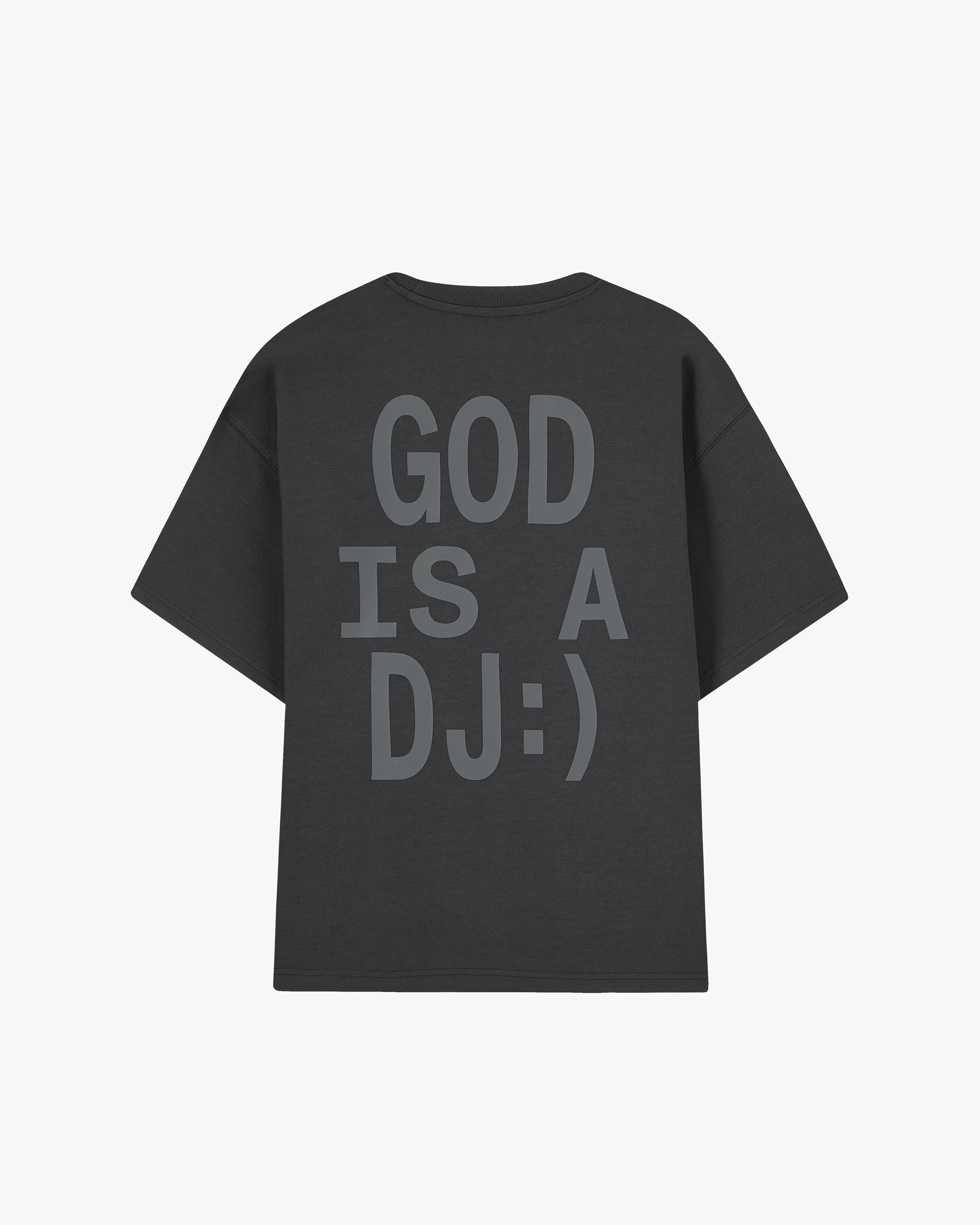 God is a DJ Tee Ash Comfort Wearable quick-drying
