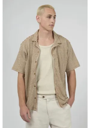 Jackson Short Sleeve Shirt Brown Chic Vibes Anti-pilling