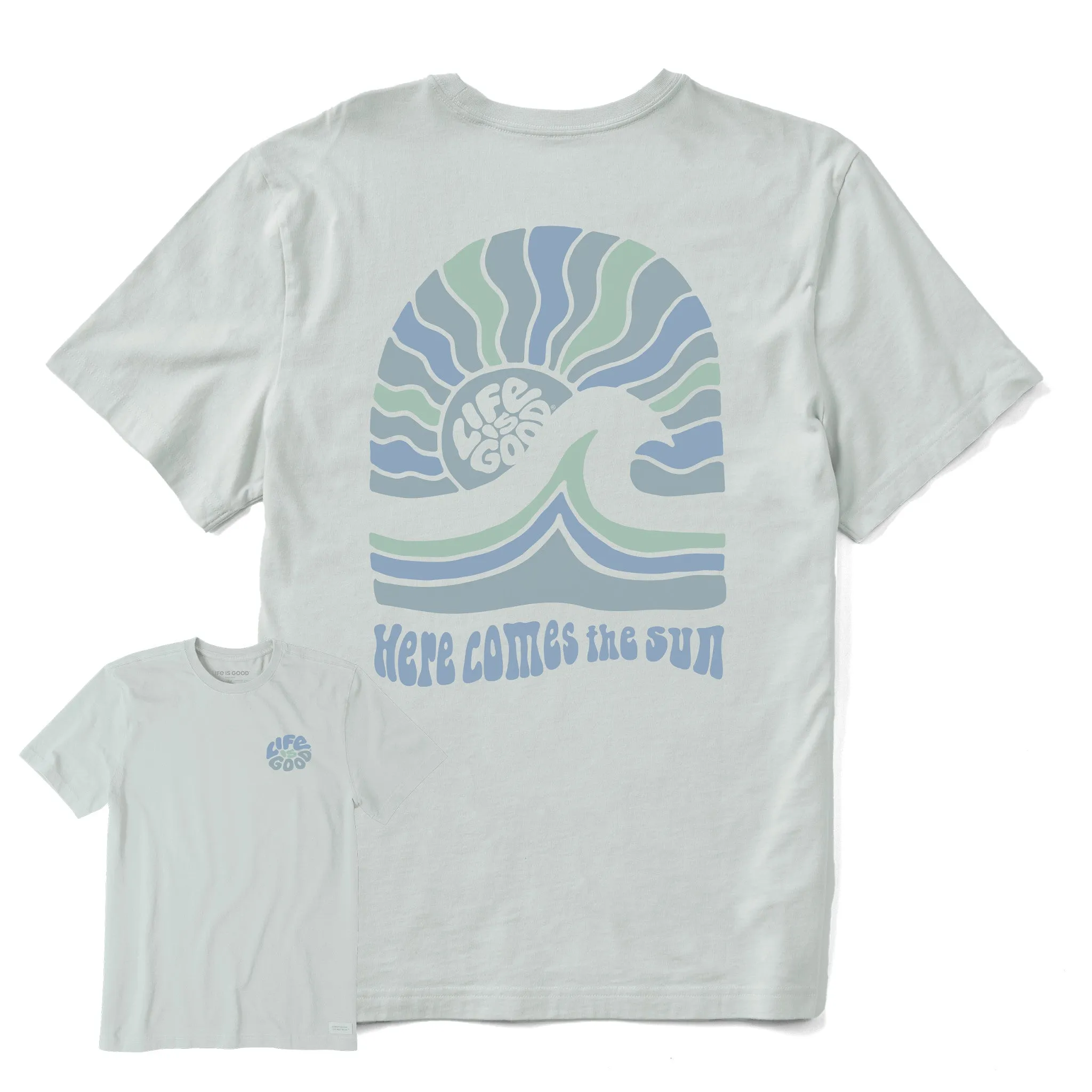 Men's Here Comes The Sunshine Arch Short Sleeve Crusher-LITE Tee Street Comfort