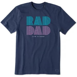 Men's Retro Rad Dad Short Sleeve Tee Light Fashion quick dry