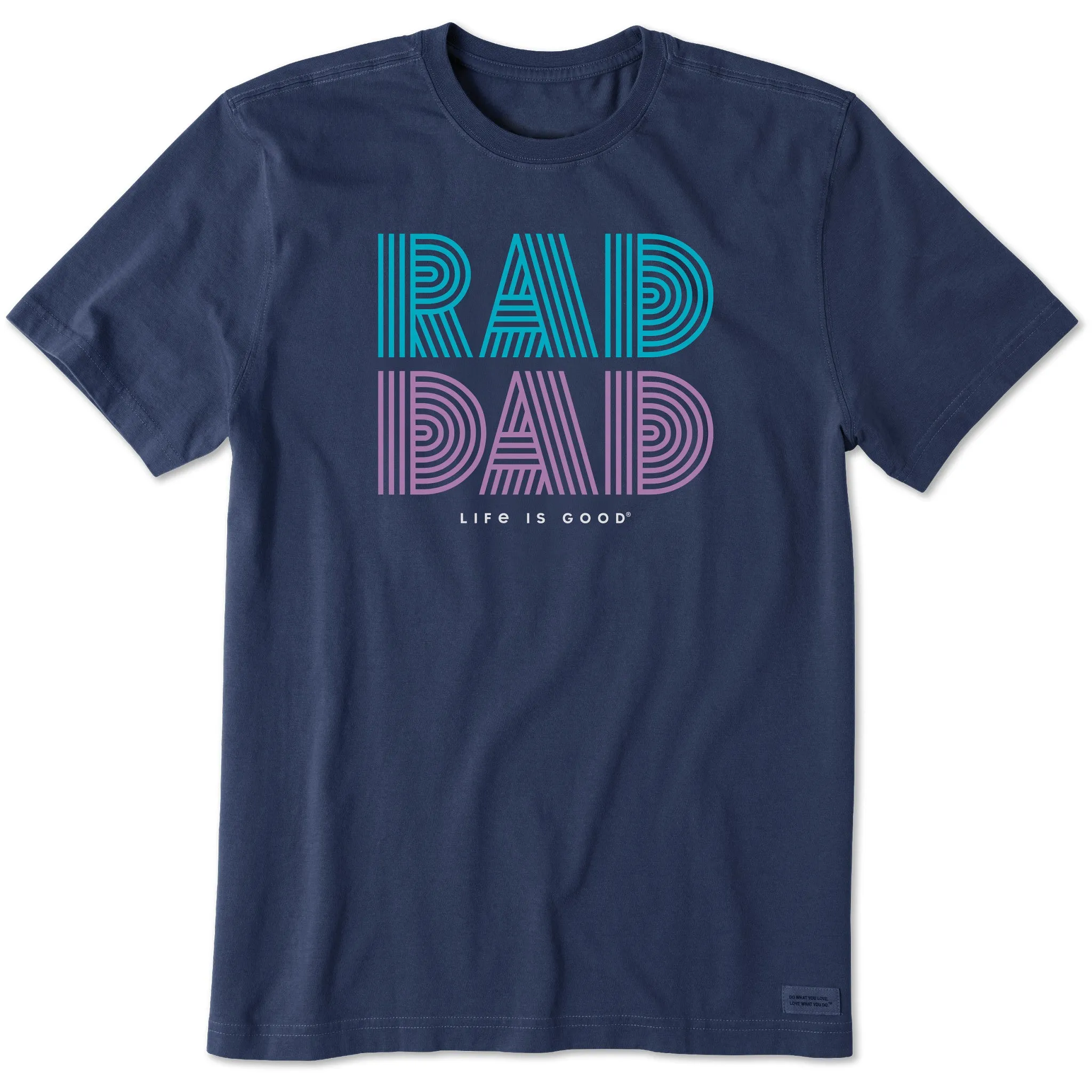 Men's Retro Rad Dad Short Sleeve Tee Light Fashion quick dry