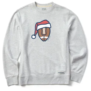 product competitive edge Men's Santa Football Simply True Fleece Crew