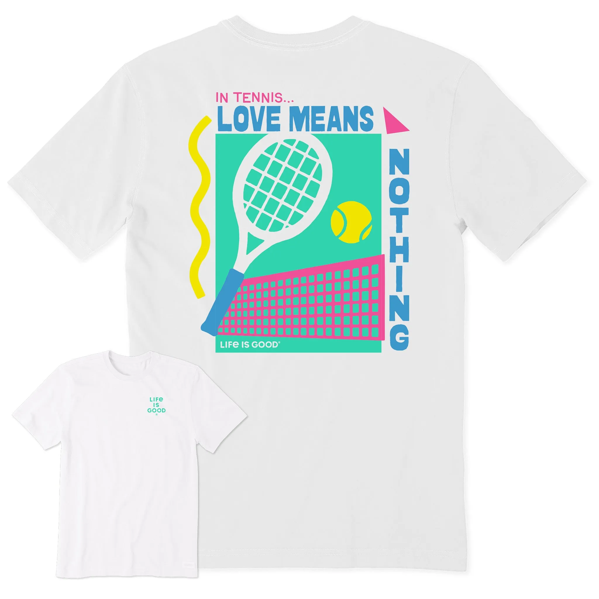 MultipurposeCuffs Men's Tennis Love Means Nothing Short Sleeve Tee