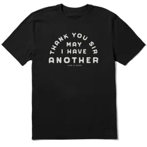 Men's Thank You Sir Short Sleeve Tee Fun and Relaxed