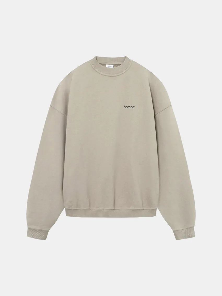 Oversize Logo Sweatshirt Plaid Design Core Minimal