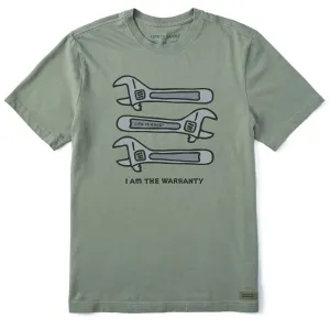Comfortable Piece Men's I Am the Warranty Wrenches Short Sleeve Tee
