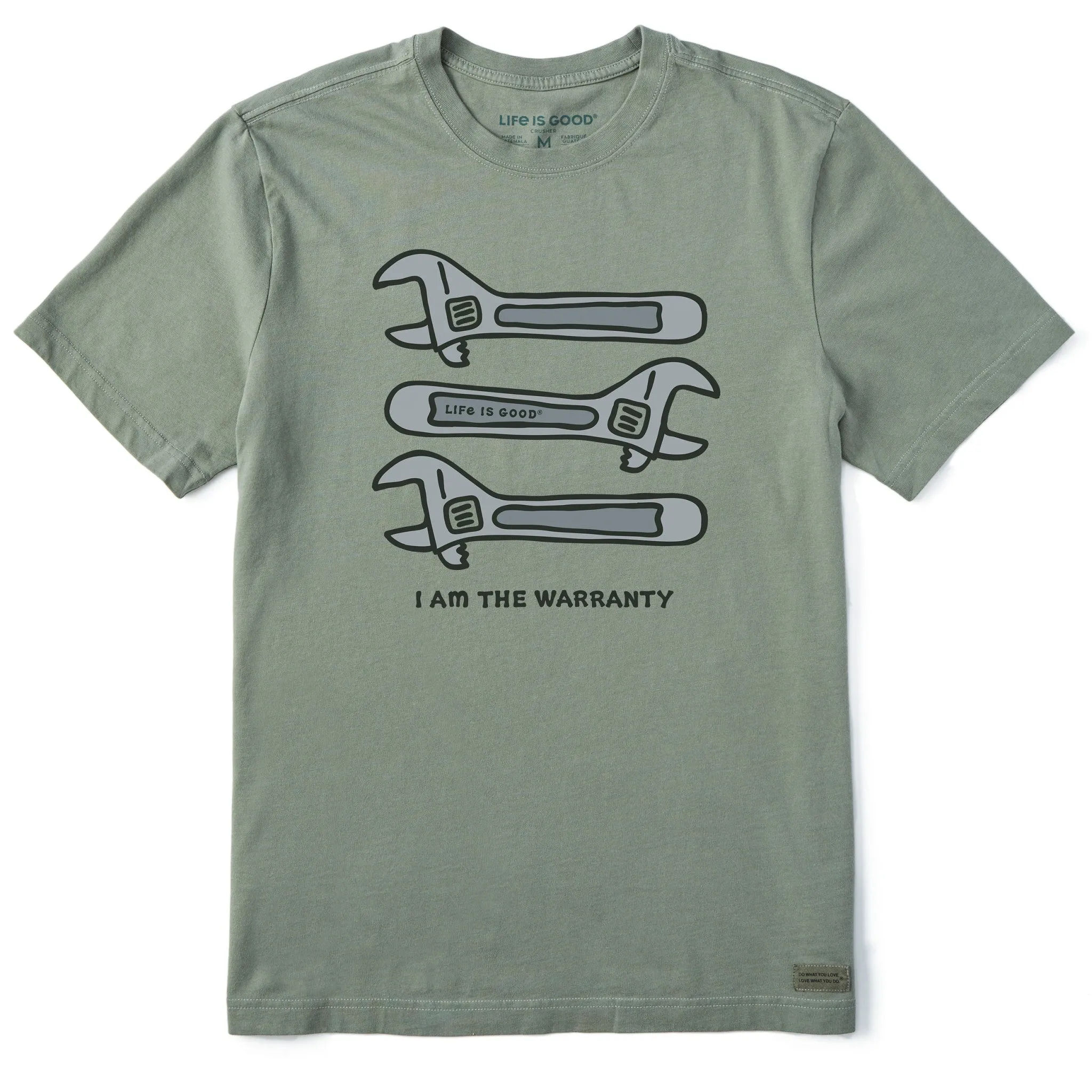 Lightweight Wear Quick Layer Men's I Am the Warranty Wrenches Short Sleeve Tee