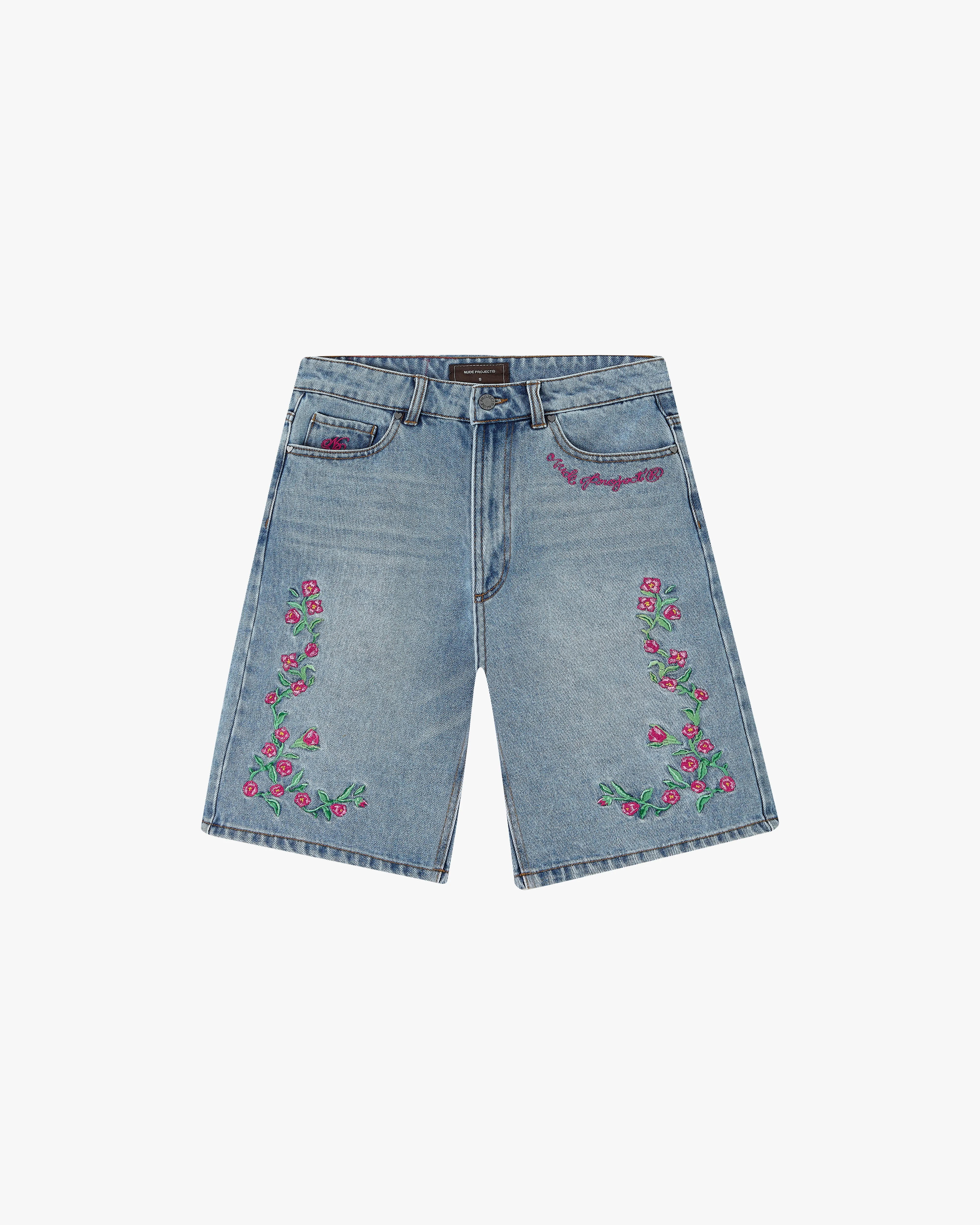 Flowers Denim Shorts Layer game Classic Gym Ready