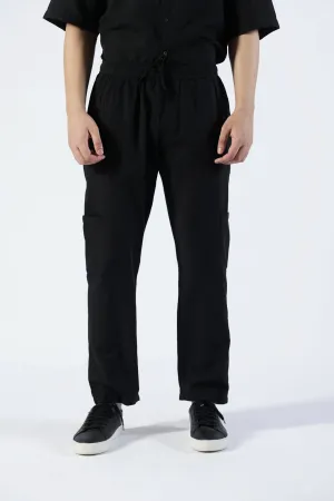 BAGGY FIT LINEN CARGO TROUSER Casual Must-Have