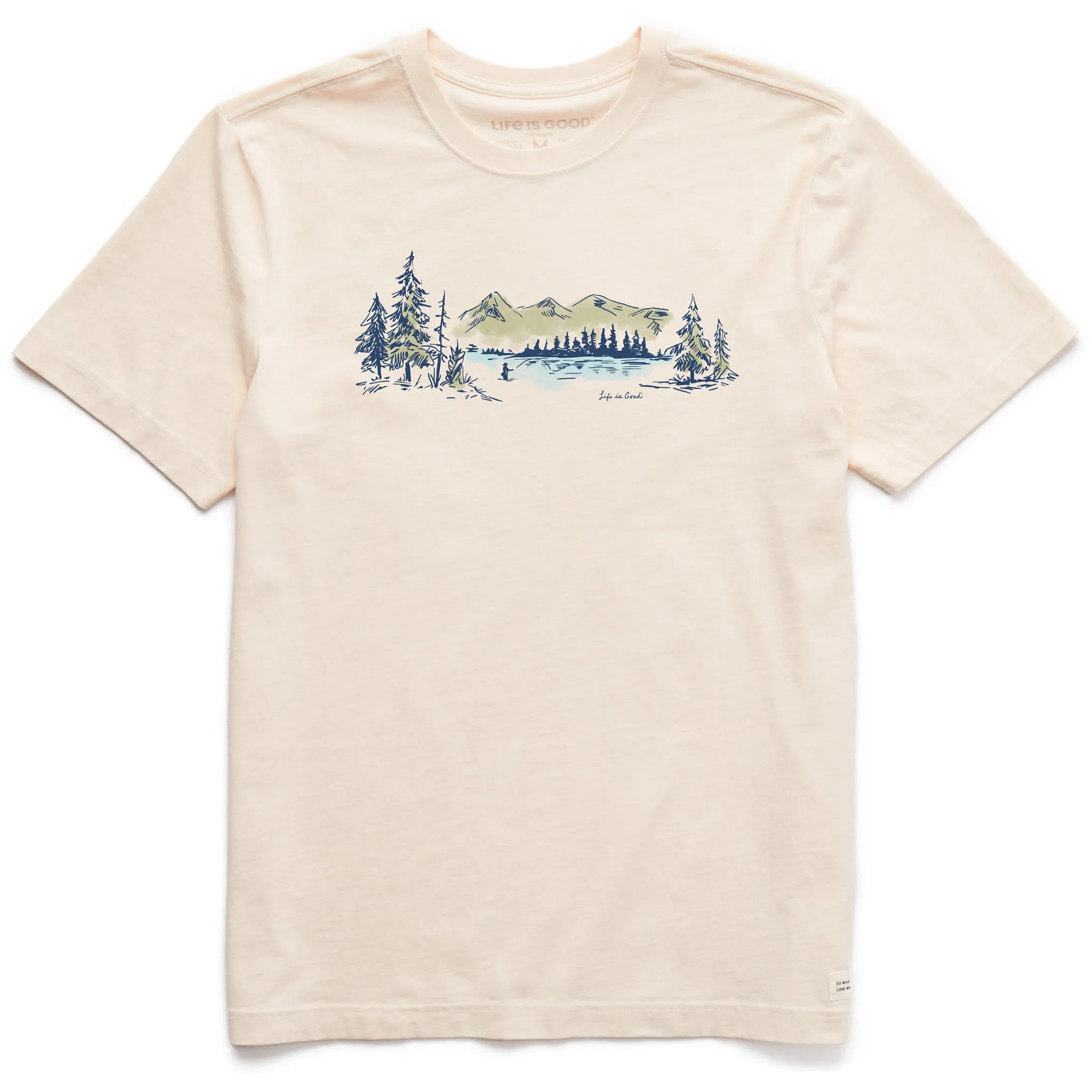 Men's Fly Fish Vista Short Sleeve Crusher Tee Quick Access Good stretch