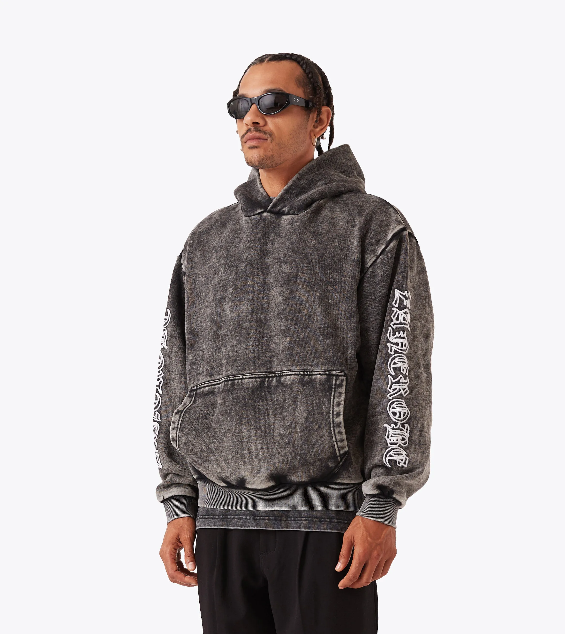 product date night charm factor Indoor Wear Gothic Box Hood GD Ash Grey