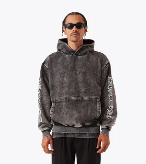 Striped logoed Gothic Box Hood GD Ash Grey