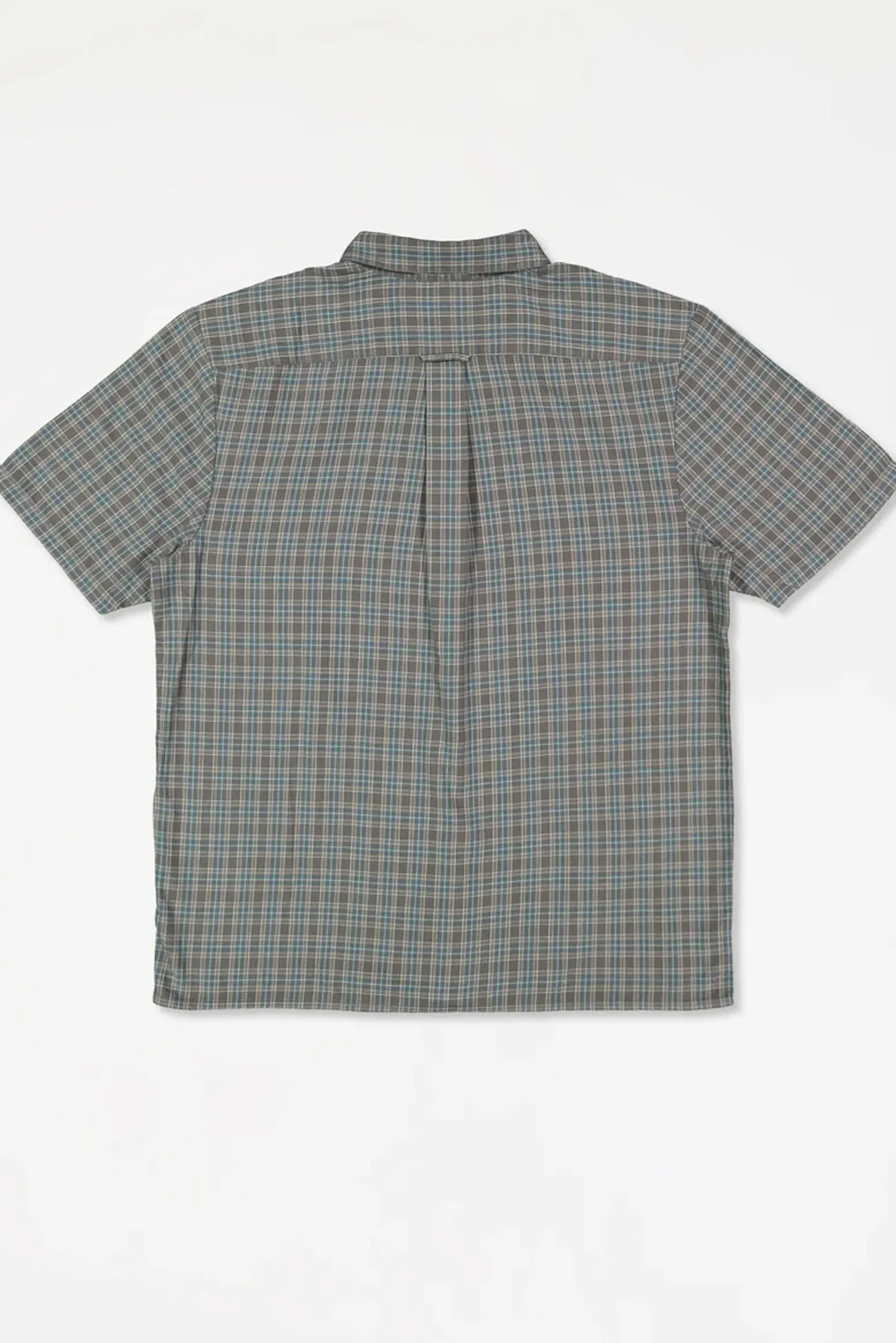 Lynnfield Short Sleeve Shirt Pewter RelaxedFit monochromatic