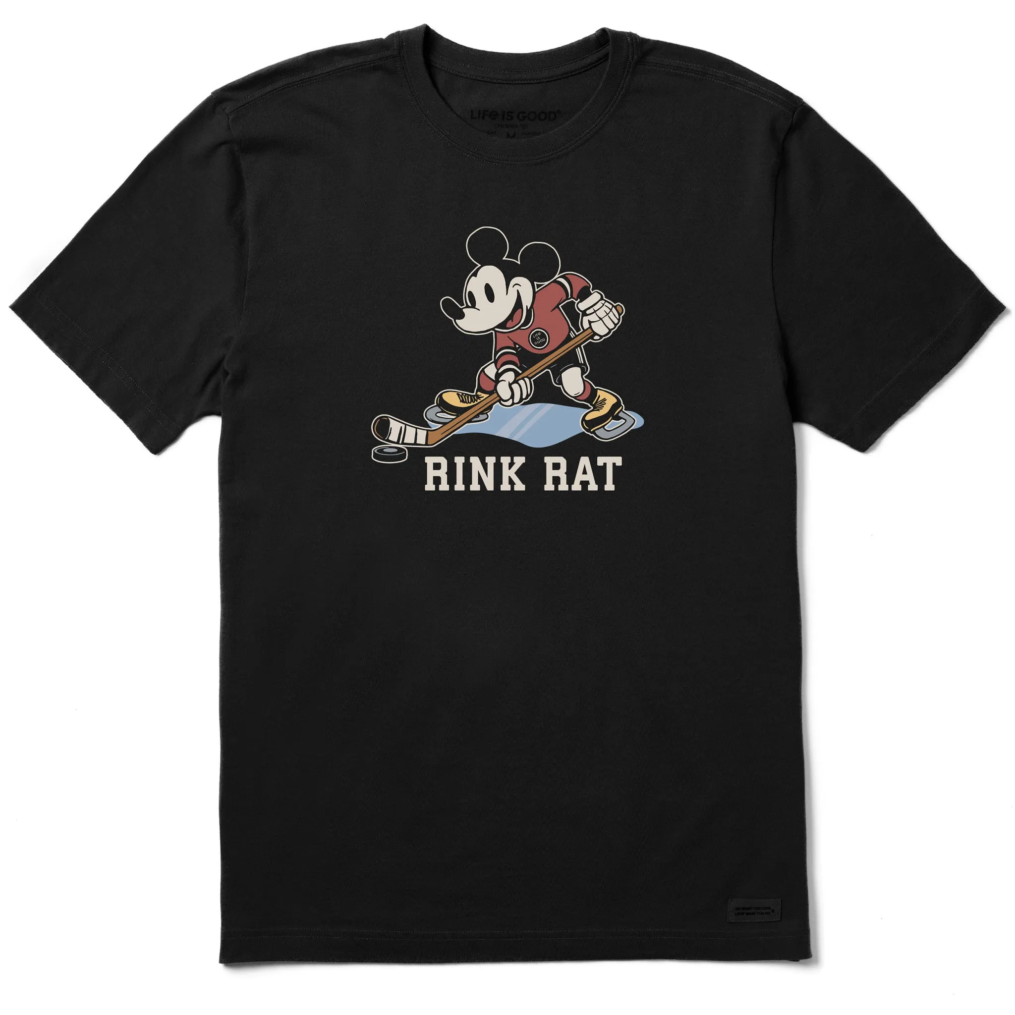 Casual Design Vintage Look Men's Rink Rat Short Sleeve Tee