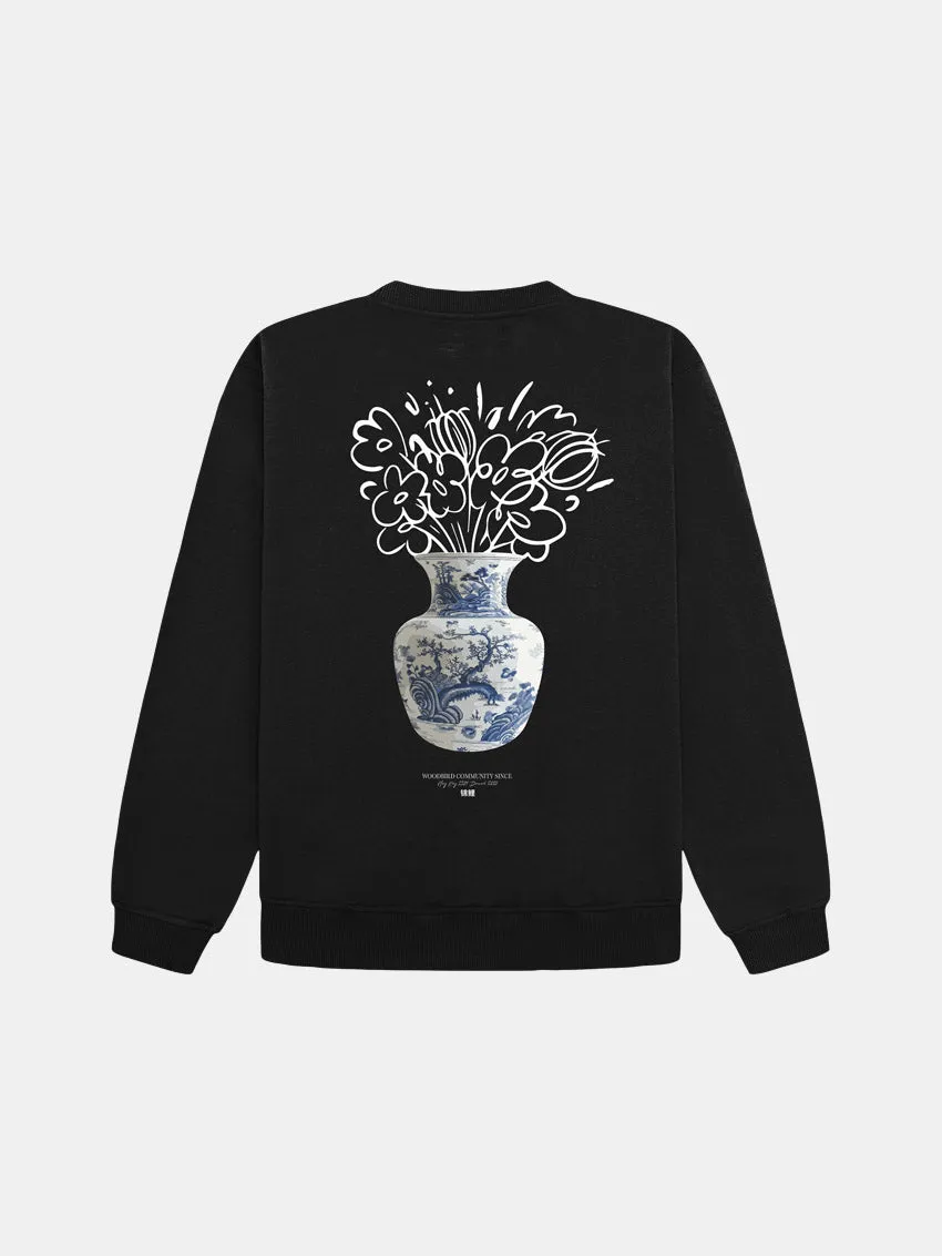 WBCane Ming Sweatshirt Black Essential Clothing