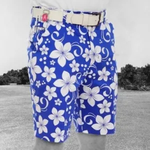 Airflow Fit Go Light Royal & Awesome Men's Golf Shorts - Hawaii Five Oh! (Size 30) - SALE