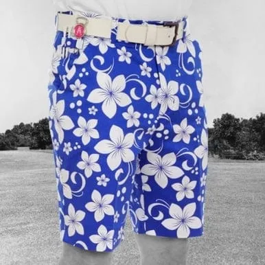 Airflow Fit Go Light Royal & Awesome Men's Golf Shorts - Hawaii Five Oh! (Size 30) - SALE