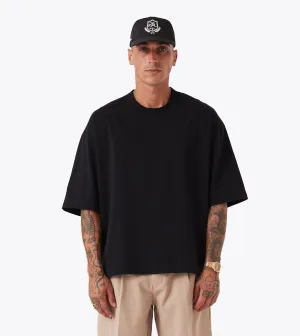 Flow Crop Tee Black Airflow Ventilation Design Daily Favorite