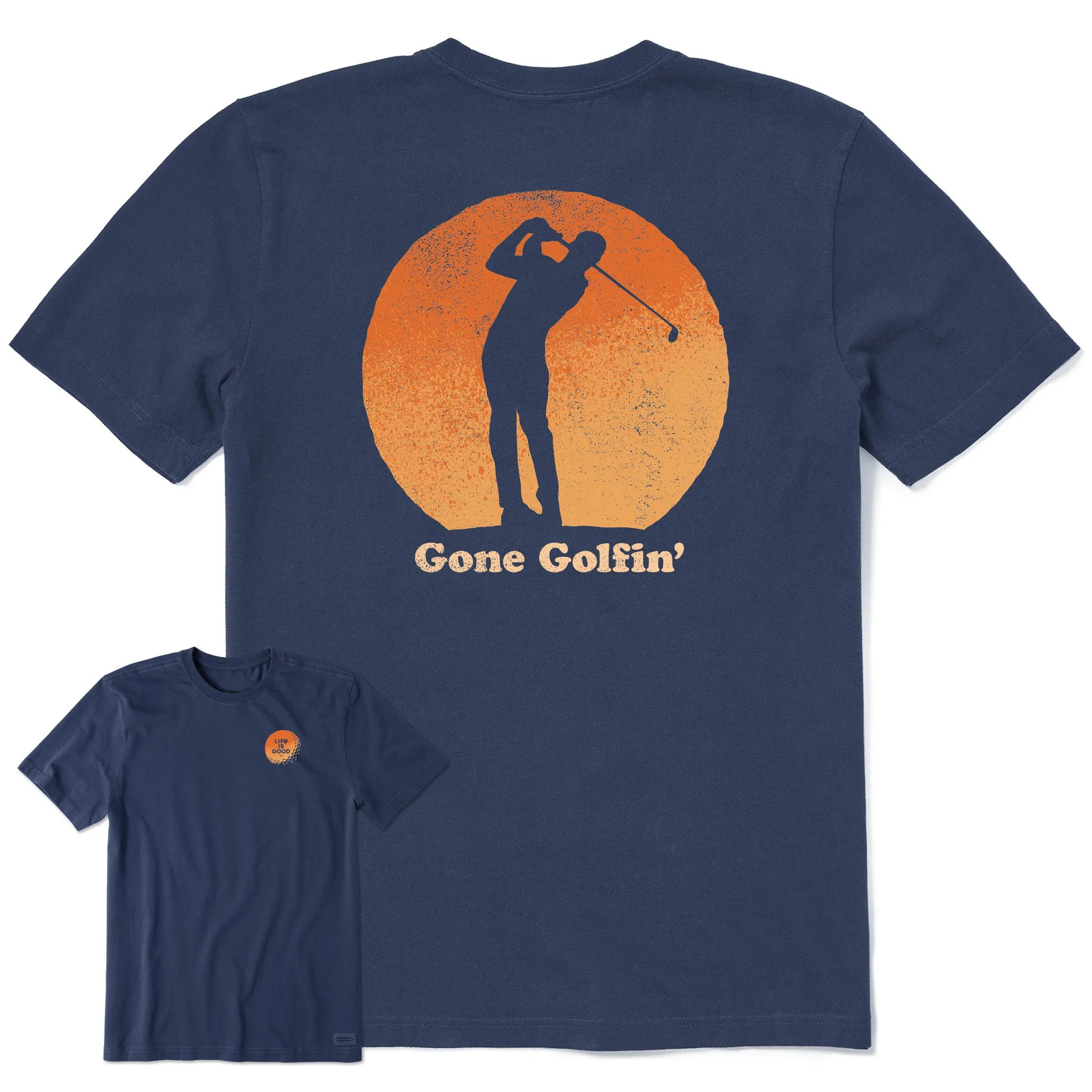 Men's Gone Golfin' Short Sleeve Tee Formal Style