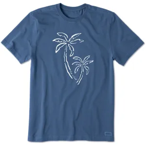 Men's Two Simple Palms Short Sleeve Tee Low Environmental Impact