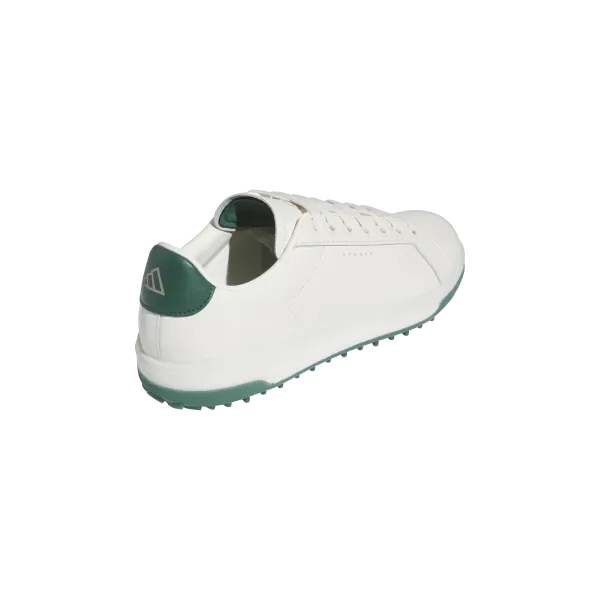 Adidas Go-To Spikeless 2.0 Golf Shoes Low - Cloud White / Collegiate Green Heat Guard Chic Cool