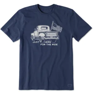 Men's Here for the Ride Short Sleeve Tee Seasonal top Teenager coolness