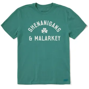Men's Shenanigans & Malarkey Short Sleeve Crusher Tee Seasonal Must-Have Chilly Day Comfort