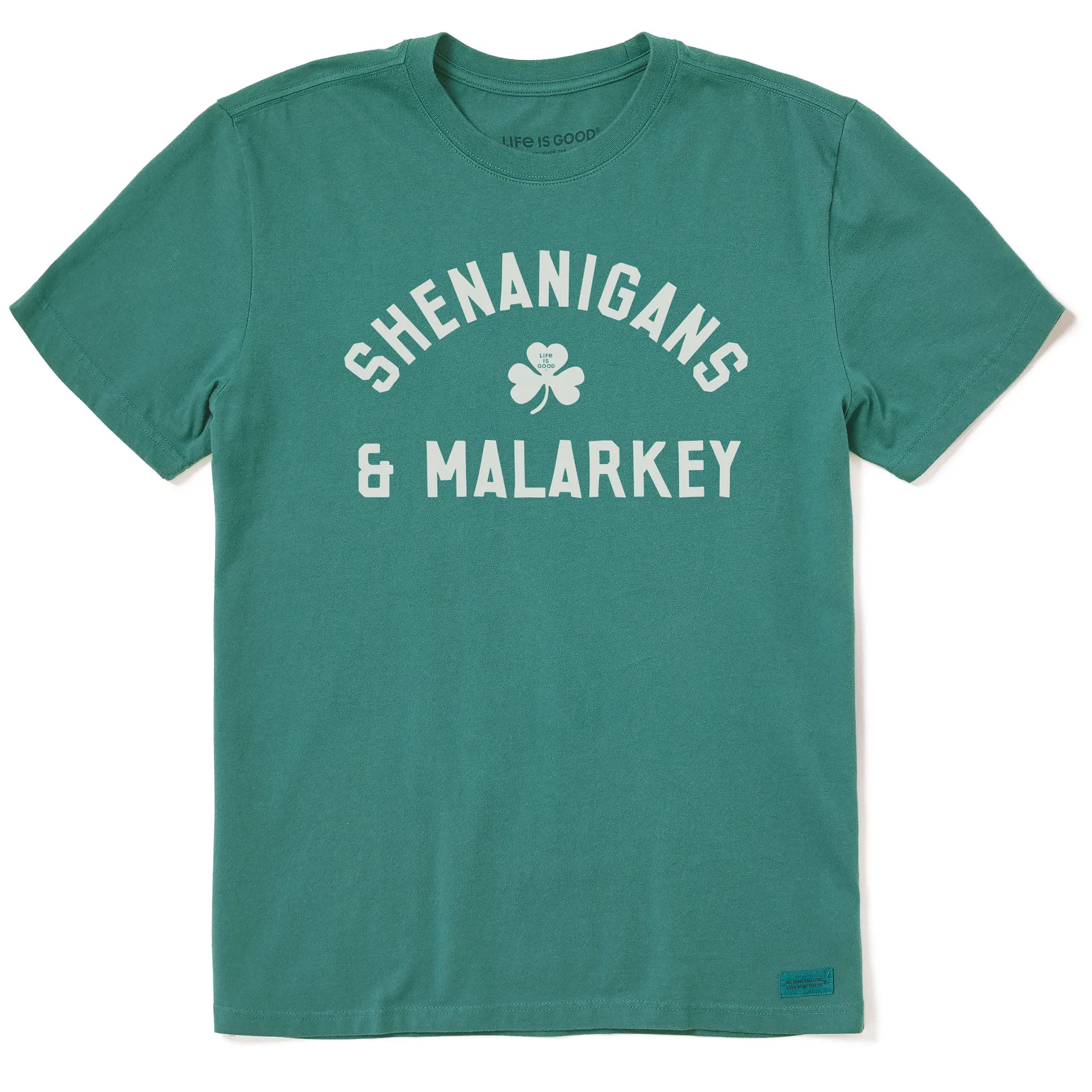 Men's Shenanigans & Malarkey Short Sleeve Crusher Tee Antibacterial Treatment