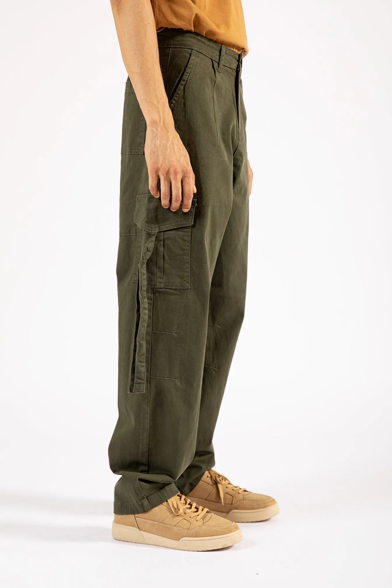 Sleek Cut BAGGY FIT CARGO TROUSER