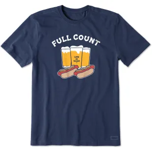 Ruffled edges Timeless Must-Have Men's Full Count Short Sleeve Tee