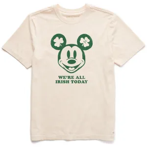 Sporty Comfort Wear City Smart Men's We're All Irish Today Willie Short Sleeve Crusher Tee