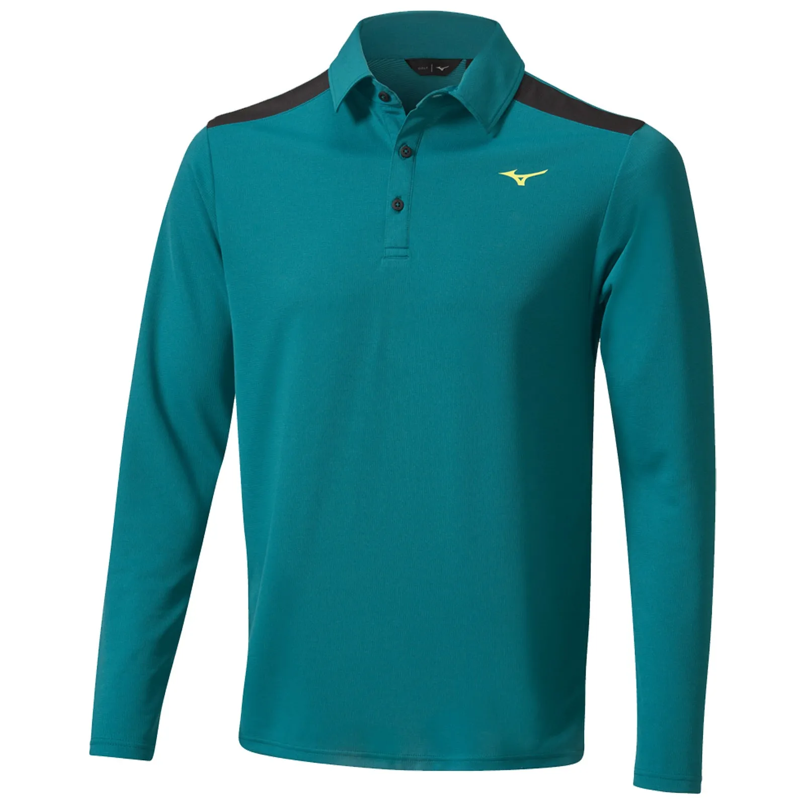 Mizuno Mens Winter Elite Long Sleeve Polo Shirt Light Fit