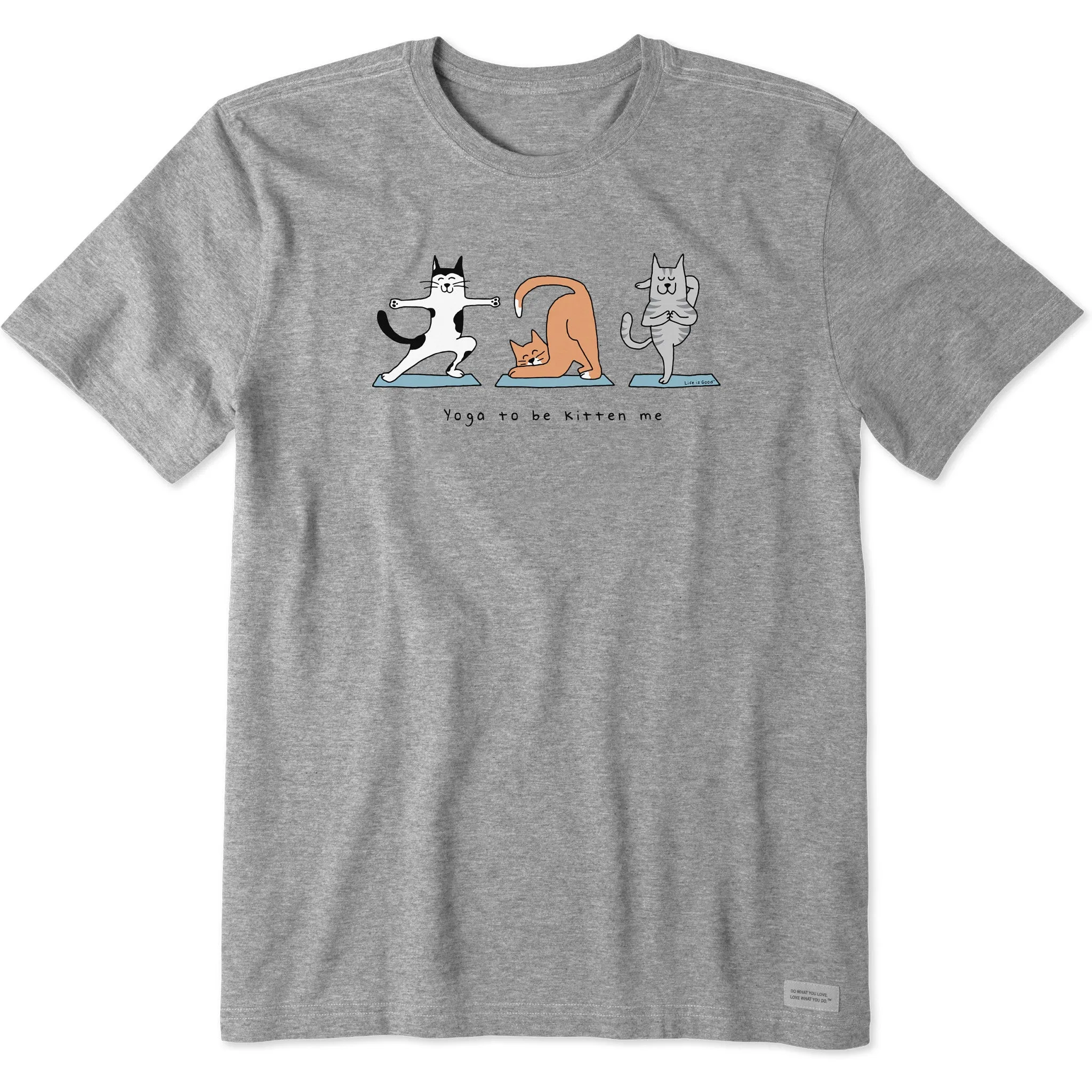 Men's Yoga To be Kitten Me Short Sleeve Tee Comfy Wear