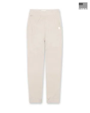 Mavis Jogger - Oyster SoftTouchFinish Cozy Comfort