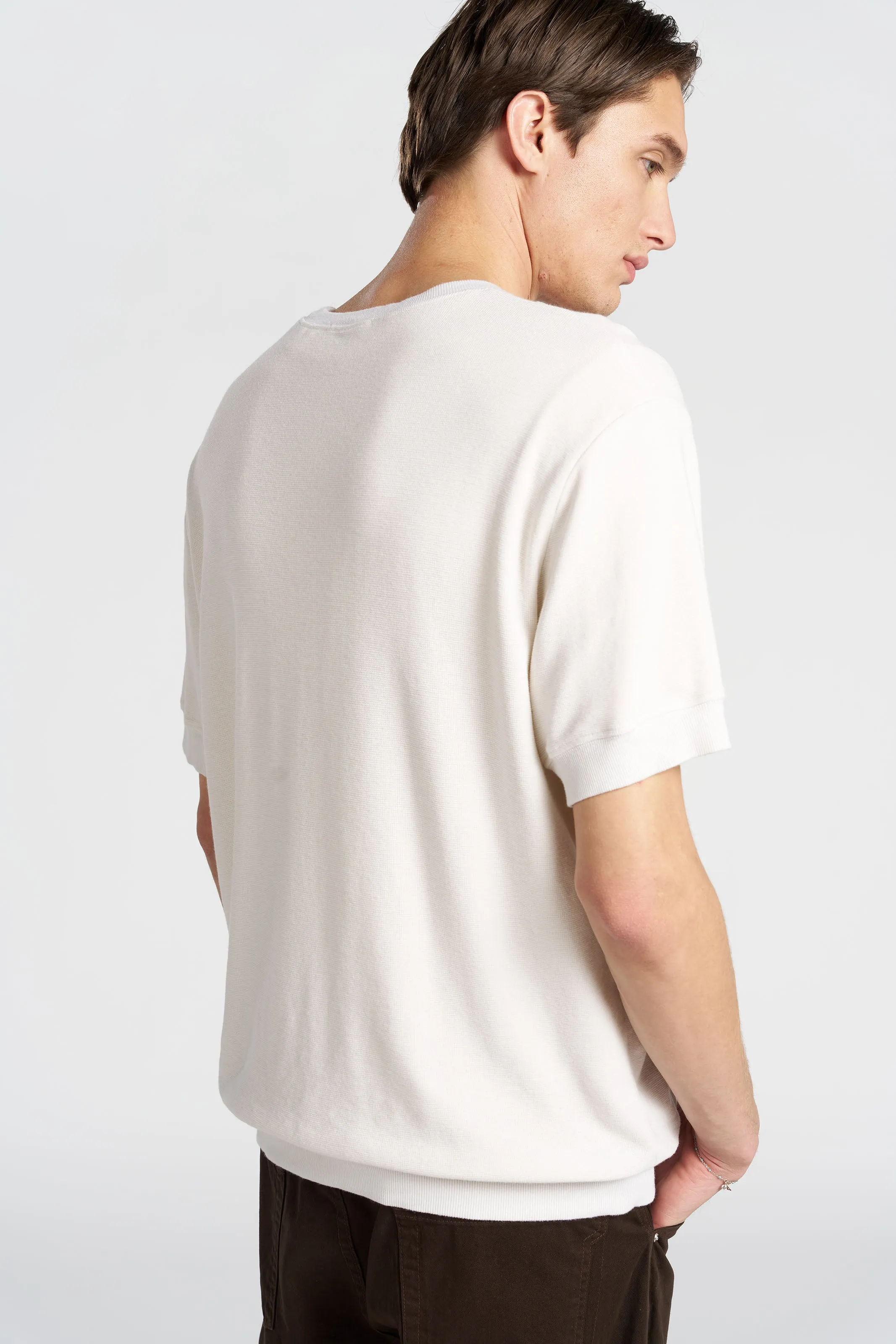 Abstract print Hendrix Short Sleeve Crew